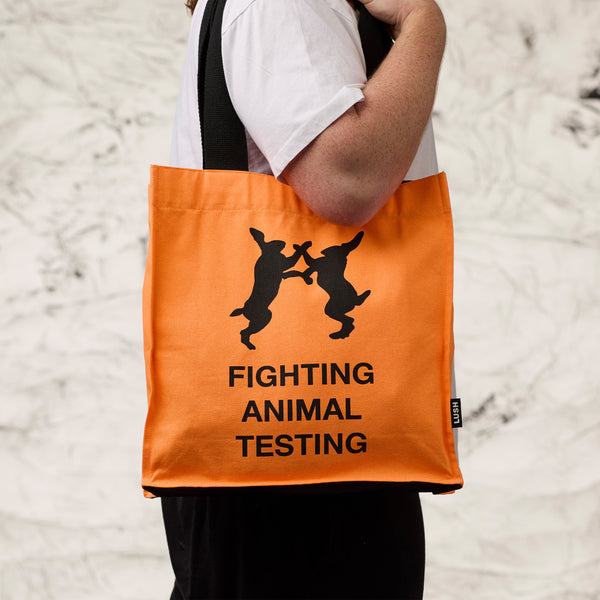 Fighting Animal Testing - Fluoro Orange