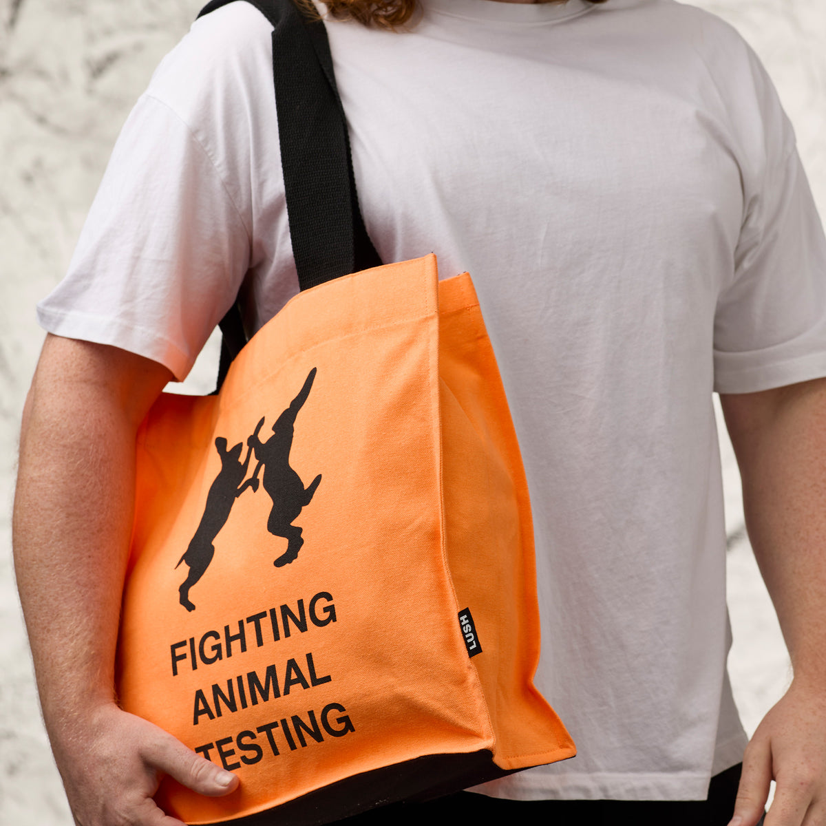 Fighting Animal Testing - Fluoro Orange