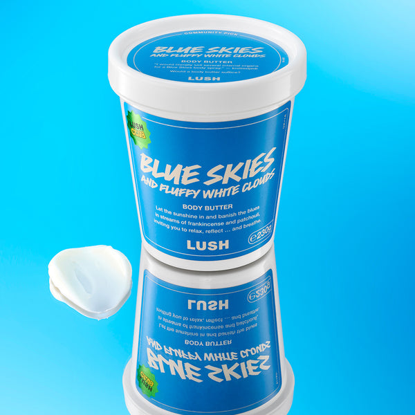 Blue Skies And Fluffy White Clouds