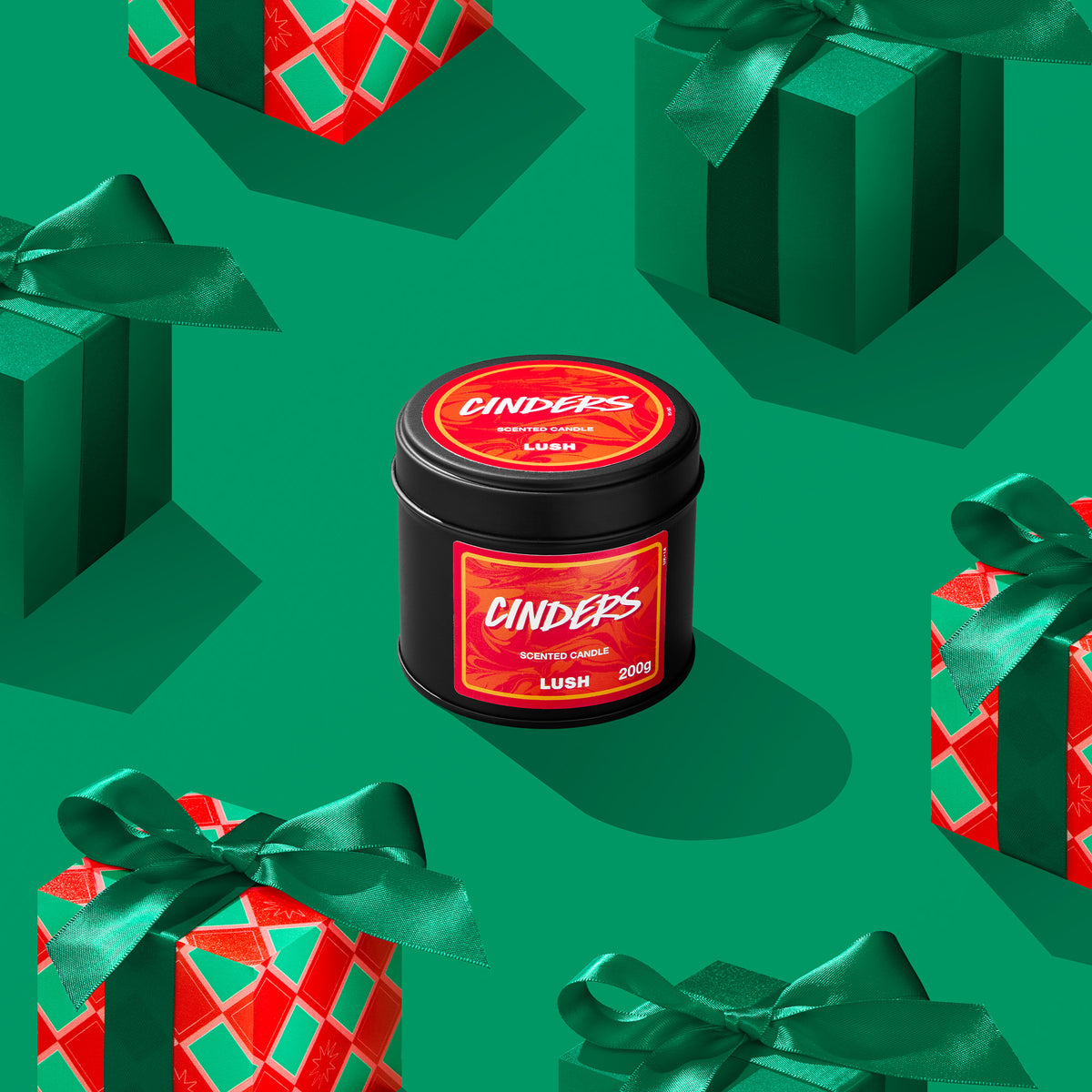 Cinders Single Wick Candle