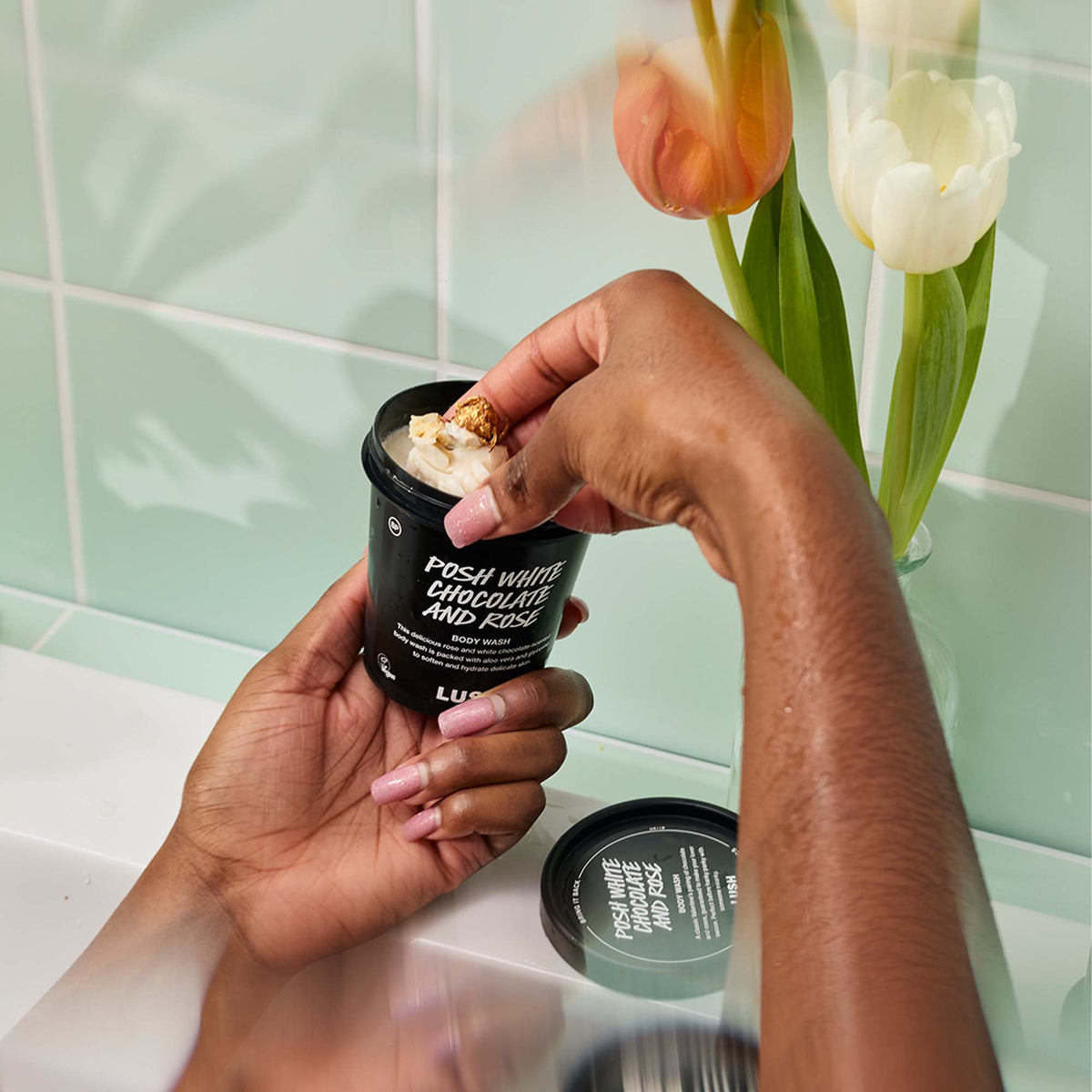 Posh White Chocolate And Rose