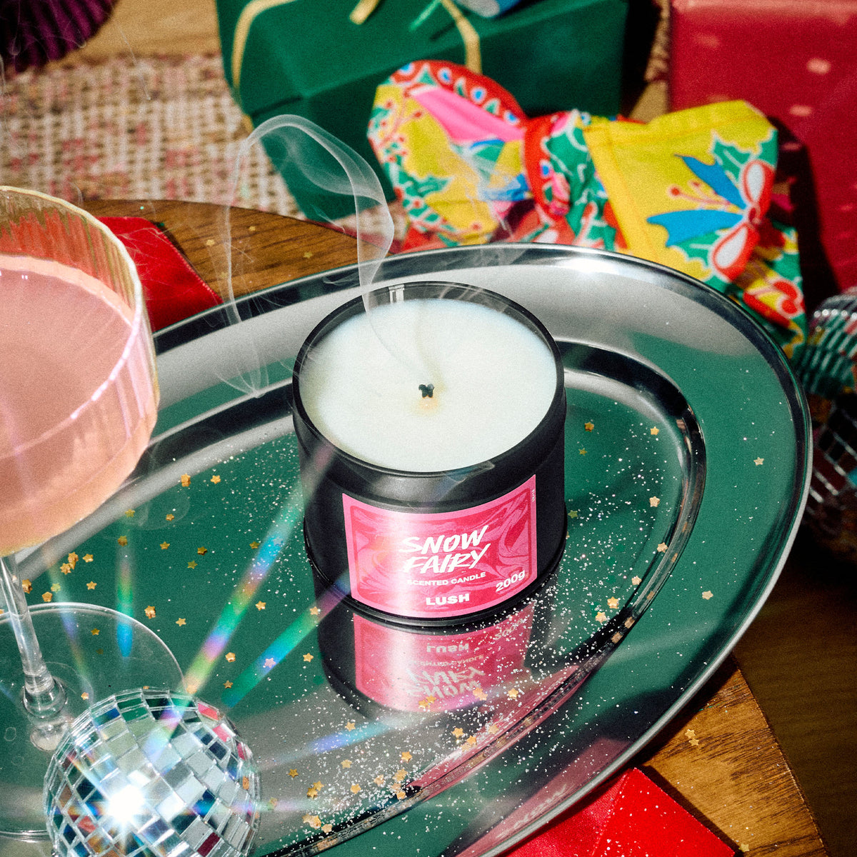 Snow Fairy Single Wick Candle